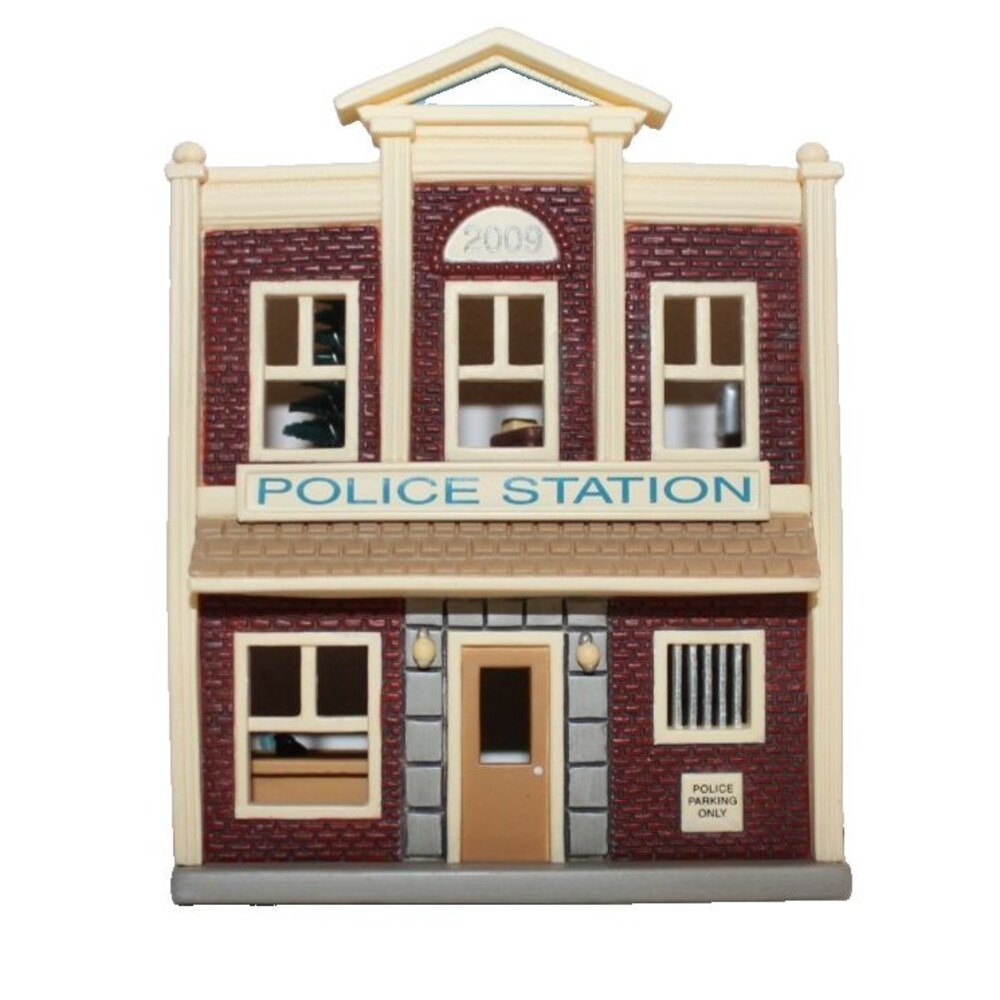 Hallmark Keepsake Korner Police Station Ornament #26 Nostalgic Houses and Shops
